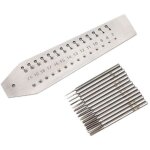 Jeu de tarauds et fili�res pour la r�paration de bijoux et de montres, 0, 7 mm - 2 mm, 14 pi�ces