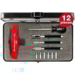 Jeu de tournevis dynamomtriques avec manche en t torquevario - s t jeu mixte de 12 pcs  couple limit ...