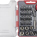 Jeu de tournevis avec poign�e antid�rapante et embout magn�tique. coffret de 28 tournevis � cliquet pour ...