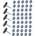 50 pi�ces patins pour chaises teflon patin de protection ronde avec clou patins de meubles pour carrelage ...