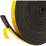 Joint adhésif en mousse caoutchouc pour isolation fenêtre, joint pour porte entrée, 1 rouleaux 12mm x3mm ... Joint adhésif en mousse caoutchouc pour isolation fenêtre, joint pour porte entrée, 1 rouleaux 12mm x3mm ...