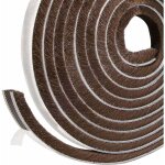 Joint brosse porte coulissante, 9 mm(b) x 15 mm(d) x5m(l) joint fenetrepour lsolation phonique porte, ...