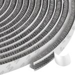 Joint brosse porte coulissante joint fenetre isolation brosse joints moustiquaire 9x9mm 10m bande de ...