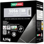 Joint de carrelage 2, 5 kg 5056 prolijoint design parexlanko gris galet
