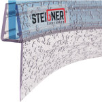 Joint de douche pour paroi en verre, 190cm, vitre 6 / 7 / 8mm, joint d'�tanch�it� pvc courb� pour les ...