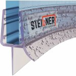 Joint de douche pour paroi en verre, 60cm, vitre 3, 5 / 4 / 5mm, joint d'�tanch�it� pvc courb� pour les ...