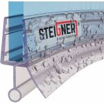 Joint de douche pour paroi en verre, 60cm, vitre 6 / 7 / 8mm, joint d'�tanch�it� pvc courb� pour les ...