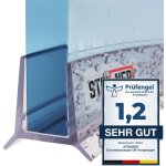 Joint de douche pour paroi en verre, 90cm, vitre 5 / 6mm, joint d'�tanch�it� pvc courb� pour les cabines ...