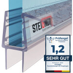 Joint de douche pour paroi en verre, 90cm, vitre 8 / 9 mm, joint d'�tanch�it� pvc droit pour les cabines ...