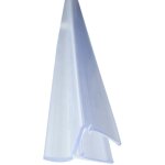 Joint de douche, joint de porte transparent pour porte de douche en verre, lvre de douche en pvc, rsistant ...
