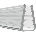 Joint d'�tanch�it� vitre verre en silicone translucide 2 m�tres profil porte douche coulisse meuble tablette ...