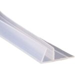 Joint de porte de bain paroi de douche joint de fen�tre incurv� forme droite ou caoutchouc verre bas ...