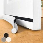 Joint de porte coupe - vent auto - adh�sif pour portes, 94 cm sous porte coupe - vent isolable balai ...