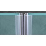 Joint porte douche, joint pare baignoire, joint paroi de douche, pour paroi en verre 6 mm / 8 mm / 10mm ...