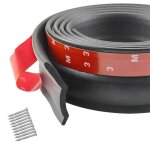 Joint de porte de garage universel de 3 m, bande d'tanchit en caoutchouc pour porte de garage multifonction, ...