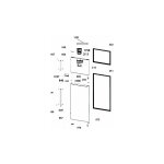 Beko - joint de porte (partie r�frig�rateur) rep�re 251 (5928102400) r�frig�rateur, cong�lateur grundig ...