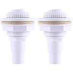 Joint de raccord de jet de retour complet pour piscine hors sol 2 pièces et adaptateur de tuyau mâle ... Joint de raccord de jet de retour complet pour piscine hors sol 2 pièces et adaptateur de tuyau mâle ...