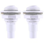 Joint de raccord de jet de retour complet pour piscine hors sol 2 pièces et adaptateur de tuyau mâle ... Joint de raccord de jet de retour complet pour piscine hors sol 2 pièces et adaptateur de tuyau mâle ...