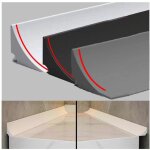 Joint salle de bain paroi de douche joint porte douche barrire anti - inondation joint bas paroi de ...
