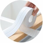 Joint silicone blanc salle de bain, ruban d'�tanch�it� pour cuisine ou salle de bain, ruban auto - adh�sif ...
