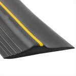 Joint universel pour seuil de porte de garage, caoutchouc r�sistant aux intemp�ries (3 m, noir)