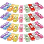 Jormftte - lot de 100 pinces  tissu multicolores accessoires de couture fournitures de couture pince ...