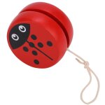 Jouet en bois yoyo �ducatif avec motif mignon pour enfants (coccinelle) - apprentissage ludique