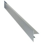 Jouplast - profil� de finition clipsable pour terrasse sur plots gris - 100 mm