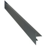 Jouplast - profil� de finition clipsable pour terrasse sur plots gris anthracite - 100 mm