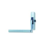 Jpm - barre antipanique bar 89 1 point en applique - 1 - argent - 1200 mm