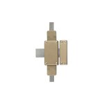 Jeu de verrous intermdiaires pour serrure en applique horizontale 5 points - jpm jaune / dor