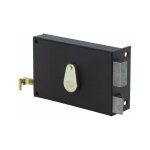 Jpm - serrure en applique monopoint4 gorges horizontale a tiragec40 gauche