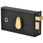 Jpm - serrure monopoint en applique pne dormant demi tour cl  chiffres horizontal  fouillot droite ...