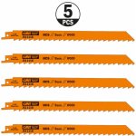 Js1111k - 5 5 lames de scie  bois hcs 225 x 8, 5 x 3 tpi ( lames latrales / fraises)