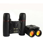 Bisbisous - jumelles compactes 30x60, t�lescope pliant puissant, jumelles de poche l�g�res pour enfants ...