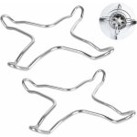 Lot de 2 rducteurs  gaz en acier inoxydable pour plaque de cuisson  gaz, plaque de cuisson, plaque ...