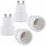 4 adaptateur de douille - convertisseur douilles gu10 vers e14 - adaptateur de support de lampe culot ... 4 adaptateur de douille - convertisseur douilles gu10 vers e14 - adaptateur de support de lampe culot ...