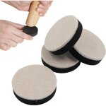 4 pi�ces rehausseurs de meubles 5 cm, rehausseur pieds de lit furniture rond, pour �tre utilis� en piles ...