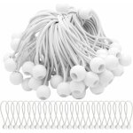 Lot de 50 tendeur elastique cordons lastiques avec boules sandow elastique boules elastiques pour chapiteaux, ...
