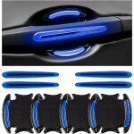 8 pcs protection anti - rayures pour poigne de porte voiture, film autocollant poigne portire voiture, ...