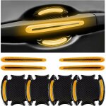 8 pcs protection anti - rayures pour poigne de porte voiture, film autocollant poigne portire voiture, ...