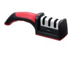 Aiguiseur � 3 phases - pierre c�ramique / carbure tungst�ne / diamant - finition noire(2pcs)