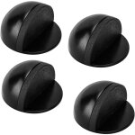Arrts de portes, lot de 4 arrts et butes de porte en acier inoxydable avec pare - chocs en caoutchouc, ...