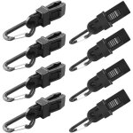 Jusch - clip de b�che tente 8 pi�ces clip de tente r�sistant pour camping clip de verrouillage robuste, ...