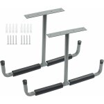 Crochet garage, crochet double velo mural de rangement en acier avec eva revtement antidrapant, crochets ...