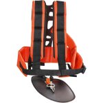 Harnais de d�broussailleuse universelle, sangle double harnais rembourr� ajustable pour d�broussailleuse ...