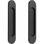 Poigne de porte coulissante ovale autocollante, sans poinon, adapte aux portes de grange coulissantes, ...