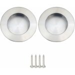 Poignes rondes encastrables pour porte coulissante acier inoxydable poigne porte coulissante ronde ...