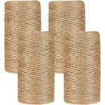 Jute naturel �1mm �400m teinte naturelle corde jute sans odeur ficelle corde ficelles de jardinage pour ...