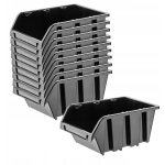 Boîtes de rangement murales, boîtes empilables en plastique pour organiser vos outils, bacs à bec pour ... Boîtes de rangement murales, boîtes empilables en plastique pour organiser vos outils, bacs à bec pour ...